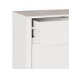 vidaXL Sideboard Drammen White 79 x 43 x 75.5 cm Solid Pine wood