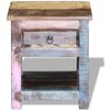 vidaXL Side Table Multicolor Solid reclaimed wood Compact Side Table