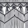 vidaXL Macrame Curtain Anthracite 55.1"x94.5" Cotton