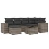 vidaXL Garden Sofa Set Grey