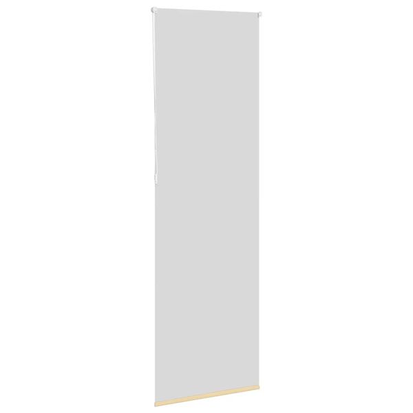 vidaXL Roller Blind Beige 100% Polyester and Aluminum 75x90.6 inch