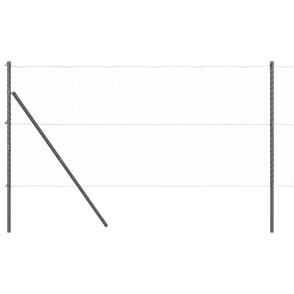 vidaXL Fence Post 52 pcs Grey 1.26 x 1.26 x 66.93 in