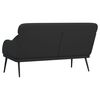 vidaXL Bench Black 43.3"x29.9"x31.5" Faux Leather