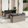 vidaXL Garden Sofa Set Light Grey