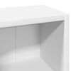 vidaXL CD Cabinet Set of 2 White Engineered Wood Compact CD Cabinet