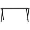 vidaXL Coffee Table Legs X-Frame 31.5"x15.7"x16.9" Steel
