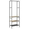 vidaXL Clothes Rack with Shelves Other Sonoma oak 60 x 30 x 171 cm
