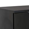 vidaXL Sideboard Black Engineered Wood 28 x 13.8 x 31.5 in Sideboard
