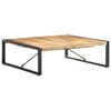 vidaXL Coffee Table 47.2"x47.2"x15.7" Rough Mango Wood