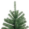 vidaXL Artificial Hinged Christmas Tree Green PVC 5.9 ft Foldable