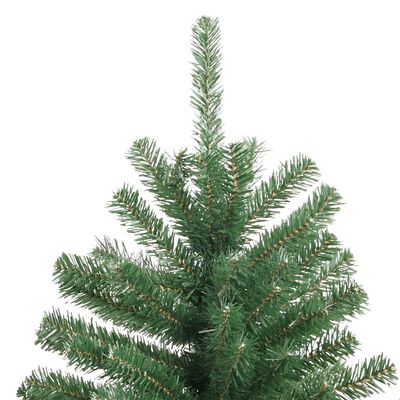 vidaXL Artificial Hinged Christmas Tree with Stand Green 70.9"