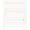 vidaXL Composter White Solid pine wood 32.5 in x 32.5 in x 39.2 in