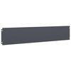vidaXL Lawn Edgings 10 pcs Anthracite 7.9x40.6" Cold-rolled Steel