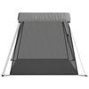 vidaXL Baby Playpen with Mattress Light Gray Linen Fabric