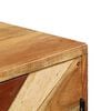 vidaXL Sideboard Natural wood with brown and golden streaks Solid mango wood