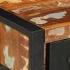 vidaXL Bedside Cabinet Multicolor Solid reclaimed wood, iron