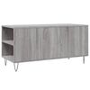 vidaXL Coffee Table Gray Sonoma Engineered wood, Metal Medium