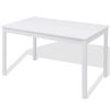 vidaXL Seven Piece Dining Set Pinewood White