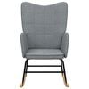vidaXL Rocking Chair Light grey