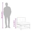 vidaXL Garden Sofa Grey Solid Douglas Wood 55.1 x 27.6 x 26.4 in Modular
