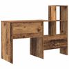 vidaXL Desk Old Wood 51.77 x 19.69 x 41.93 in Engineered Wood