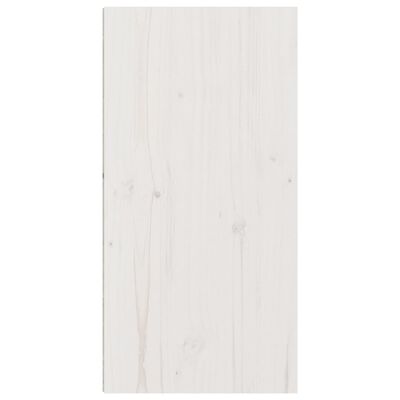 vidaXL Wall Cabinet White 11.8"x11.8"x23.6" Solid Wood Pine