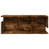 vidaXL Wall Cabinet Smoked Oak Engineered Wood Medium Wall Mounting