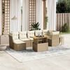 vidaXL Garden Sofa Set Beige