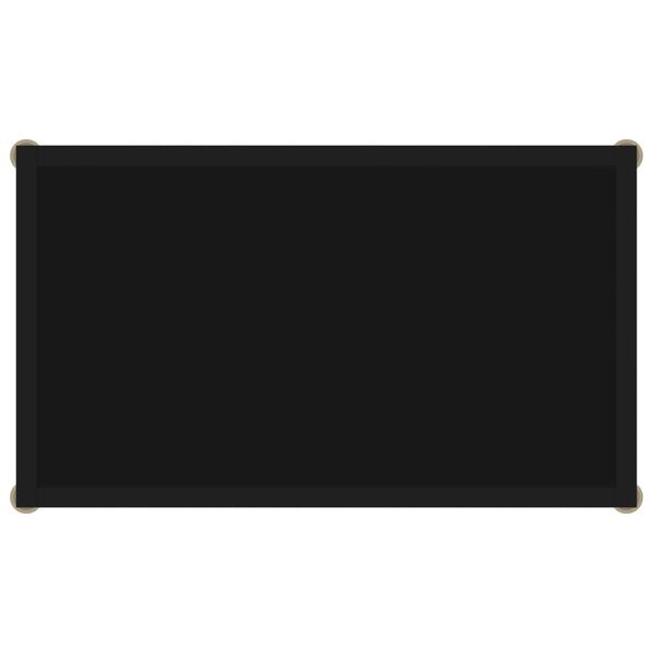 vidaXL Console Table Black Tempered glass Compact Simplistic