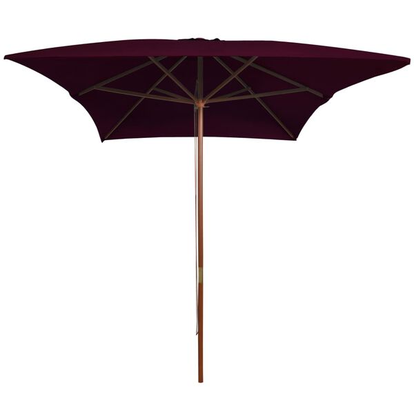 vidaXL Garden Parasol Bordeaux Red
