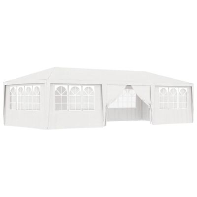 vidaXL Professional Party Tent with Side Walls 13.1'x29.5' White 0.3 oz/ft²