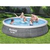 Bestway Inflatable Pool Grey Tritech, tough PVC, polyester mesh