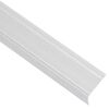 vidaXL Stair Nosings in L-shape 15 pcs Aluminium 35.4 " Silver