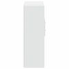 vidaXL Highboard White Engineered wood 48.8 in high, loads of storage