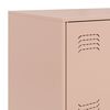 vidaXL Sideboard Pink Cold-rolled steel Medium Sideboard Rectangular