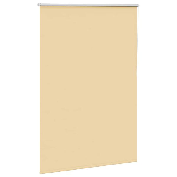 vidaXL Roller Blind Beige Polyester 45.3 x 51.2 in Adjustable Armrests