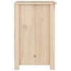 vidaXL Bedside Cabinet Set of 2 Pine Solid Pine Wood Small Storage