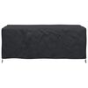 vidaXL Furniture Cover Plain Black 78.74 x 43.31 x 27.56 in 600D