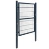 vidaXL 2D Fence Gate (Single) Anthracite Grey 39.4x47.2"