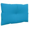 vidaXL Pallet Cushion Set of 3 Blue 100% Polyester Medium