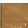 vidaXL Garden Gate 39.4x59.1" Corten Steel Grass Design