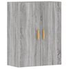 vidaXL Wall Mounted Cabinet Set of 2 Grey sonoma
