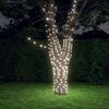 vidaXL Solar Fairy Light Set of 2 Cold white Plastic Standard Solar