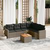 vidaXL Garden Sofa Set Grey