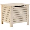 vidaXL Storage Box Natural wood Solid pine wood (untreated) Medium
