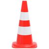 vidaXL Reflective Traffic Cones 20 pcs Red and White 19.7 "