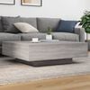 vidaXL Coffee Table Grey sonoma Engineered wood Coffee Table Square