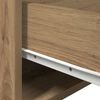 vidaXL Wall-mounted Bedside Cabinet with Drawer Artisan Oak