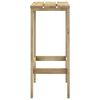 vidaXL Garden Bar Set Green Pinewood Standard Footrest Garden Bar Set