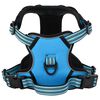 vidaXL Dog Harness Blue Polyester Small Adjustable Armrests